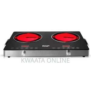 RAF Double Burner 7000W Electric Infrared Cooker R8050 Digital Display