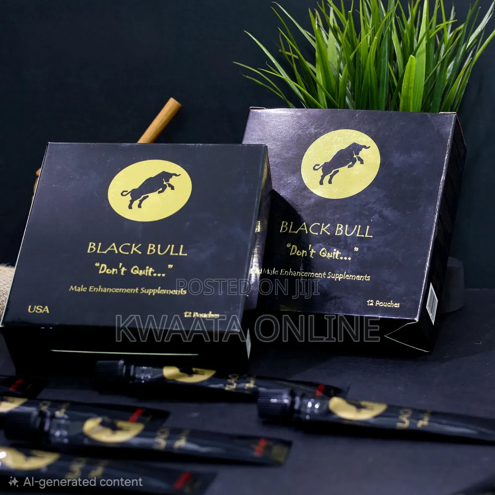 Black Bull Extreme Turbo "Dont Quit" Men's Sex Libido Honey(12 PC Box)