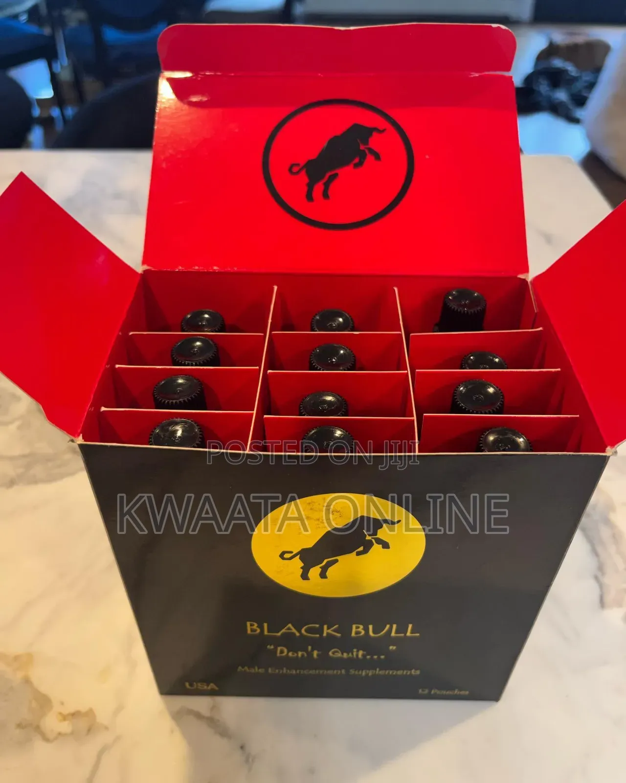 Black Bull Extreme Turbo "Dont Quit" Men's Sex Libido Honey(12 PC Box)