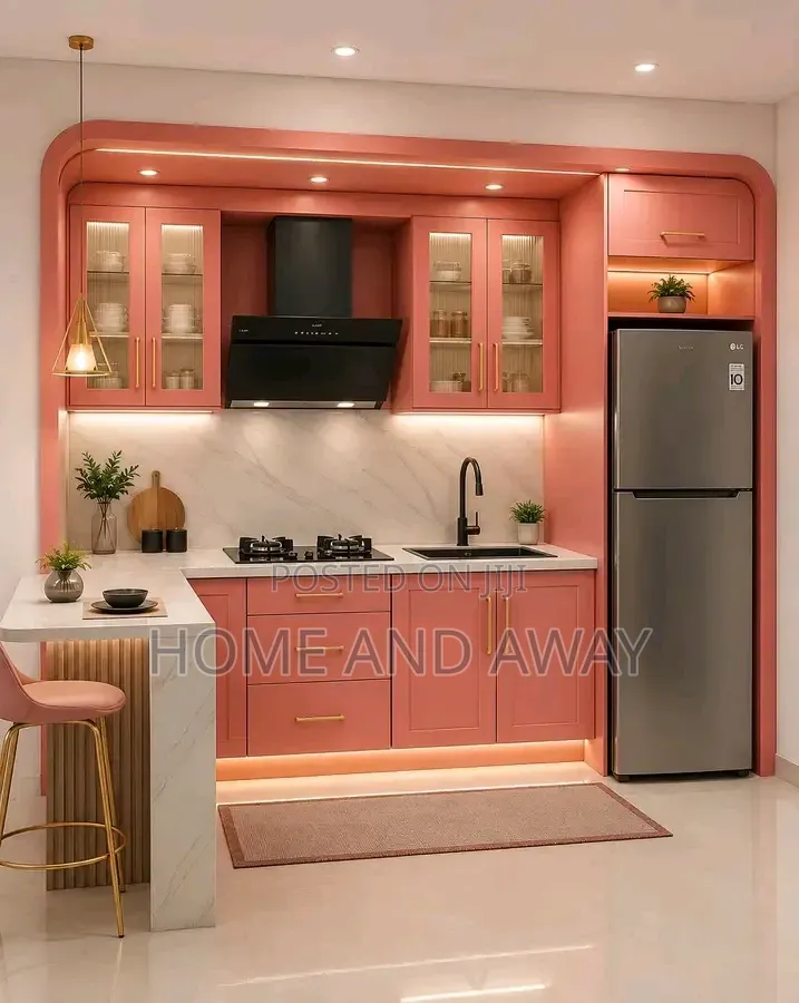 Kitchen Cabinets Medium Customized Sizes From 6,000,000/- Any Colour