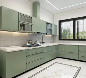 Kitchen Cabinets Perfect L Shape From 8,000,000/- In Any Colour
