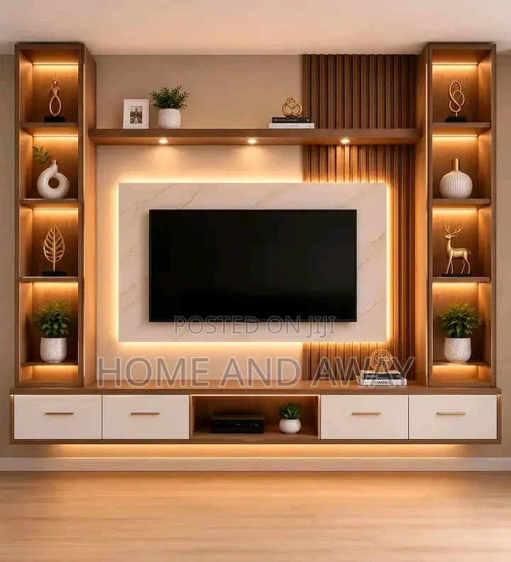 TV Stands/Wall Unit Smart TV Stands From 2,200,000/- In Any Colour