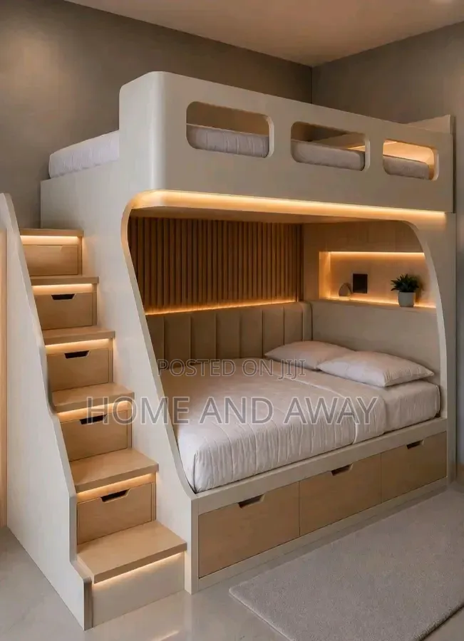 Bunk Beds With Smart Finishing in Any Colour From 3,000,000/- On Order