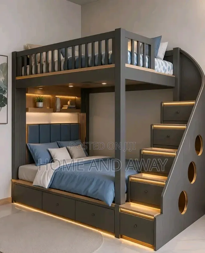 Bunk Beds With Smart Finishing in Any Colour From 3,000,000/- On Order