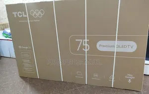 Qled Google TV TCL 75 Inches Frameless Digital Smart TV