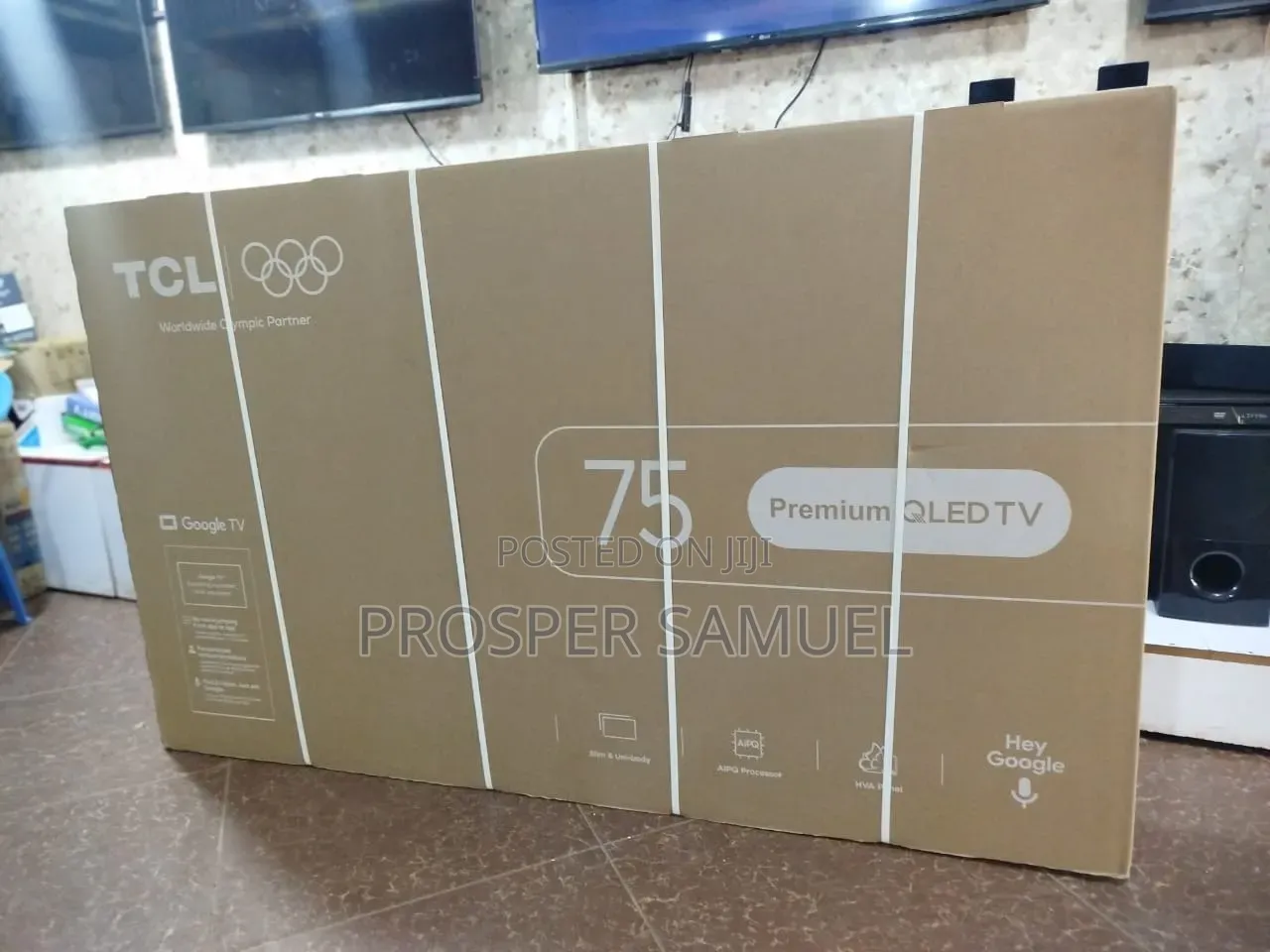 Qled Google TV TCL 75 Inches Frameless Digital Smart TV