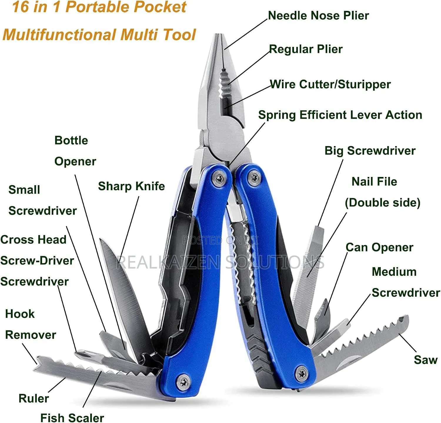 Outdoor Multifunctional Stainless Steel Knife| Pliers Tool
