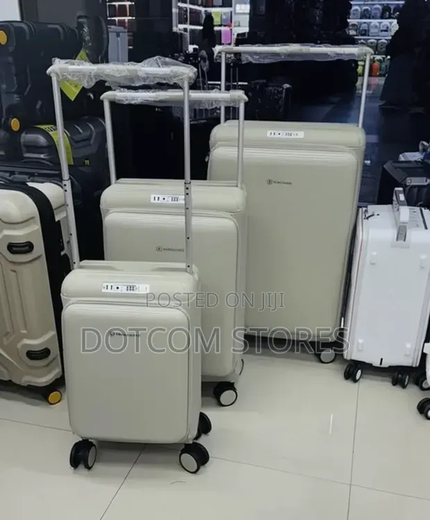 Quality Pure Fabric Fiber 3set Wide Handle Traveling Bag