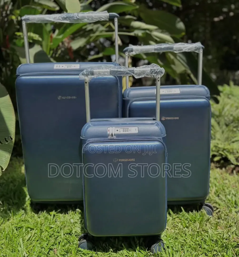 Quality Pure Fabric Fiber 3set Wide Handle Traveling Bag