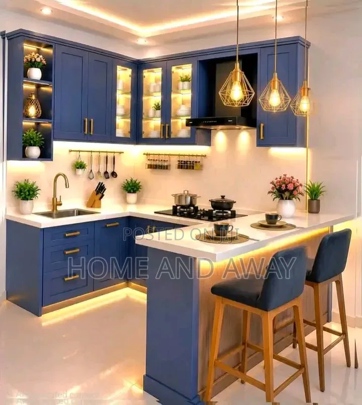 Kitchen Cabinets in a Modern Setup in Any Colour From 6,800,000/-