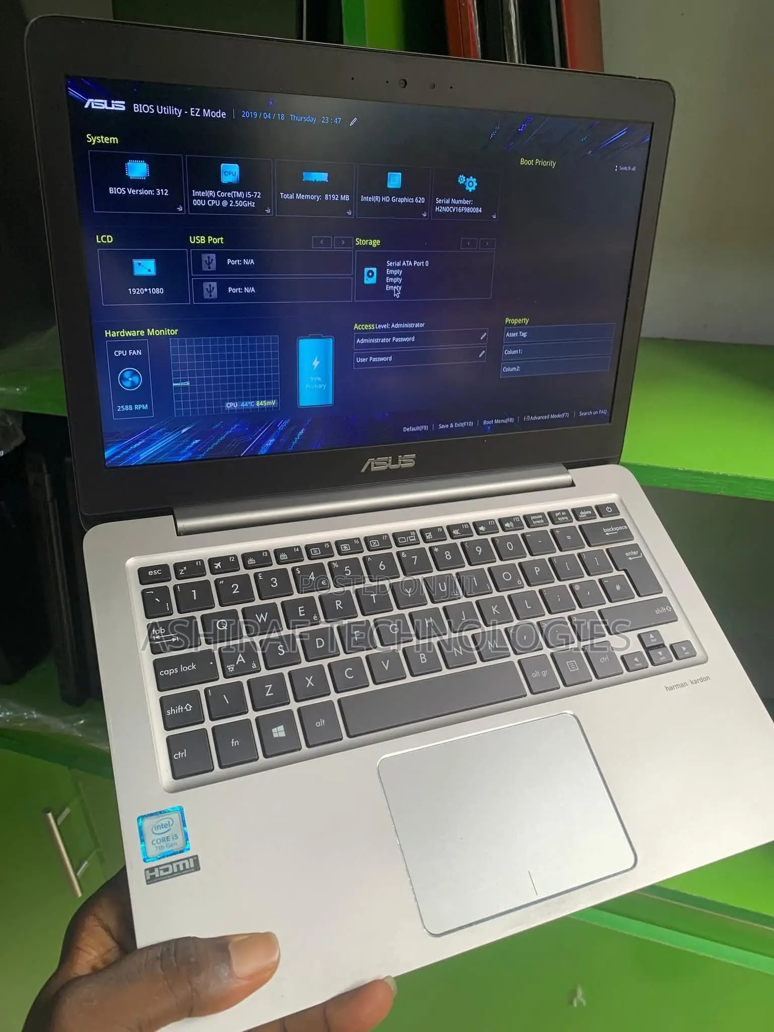 Laptop Asus UX30 8GB Intel Core i5 SSD 256GB