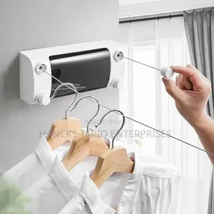 Wall-Mounted Retractable Double Clothesline Dryer