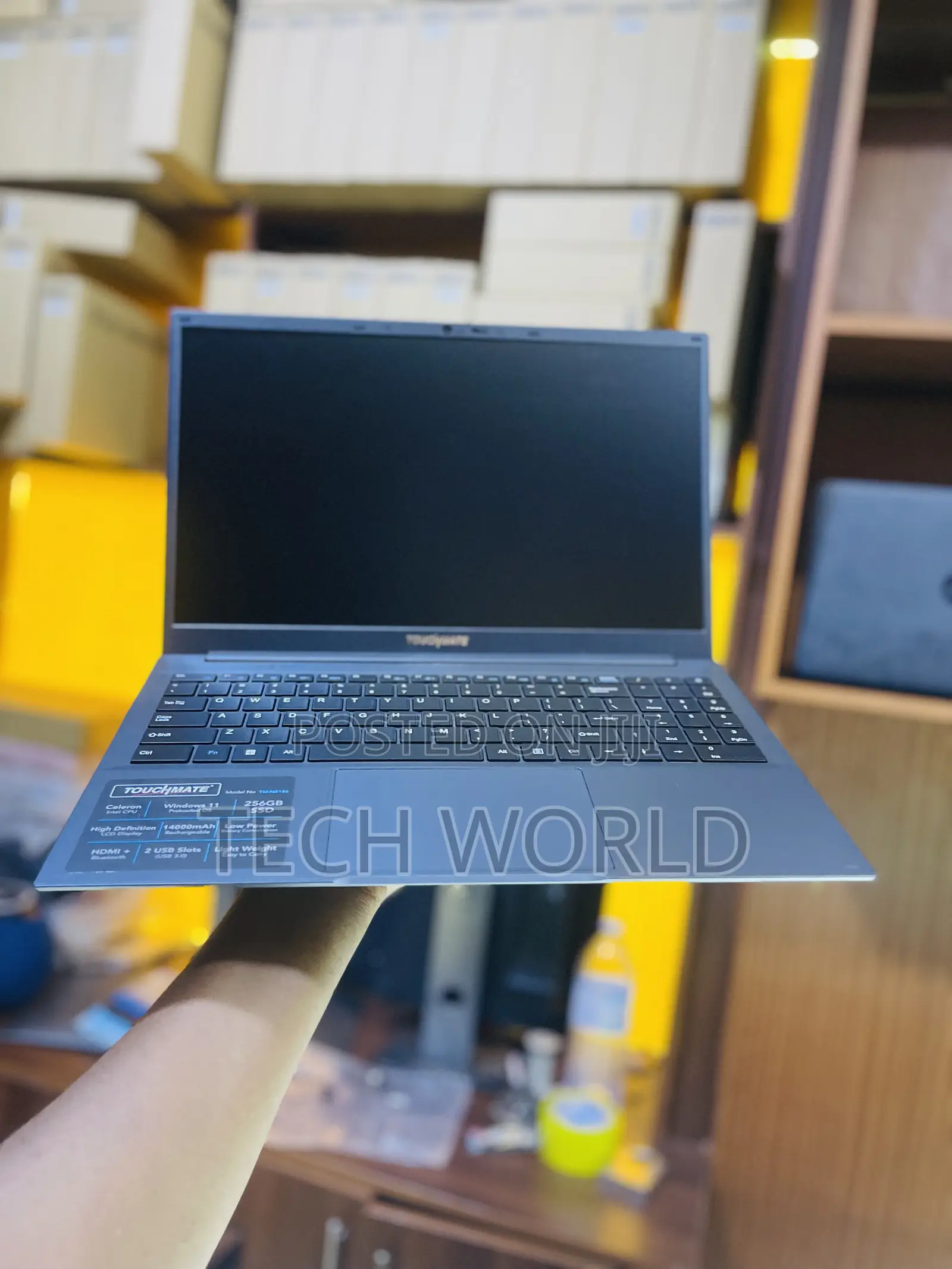 New Laptop Touchmate TM-NB140B 8GB Intel Celeron SSD 256GB