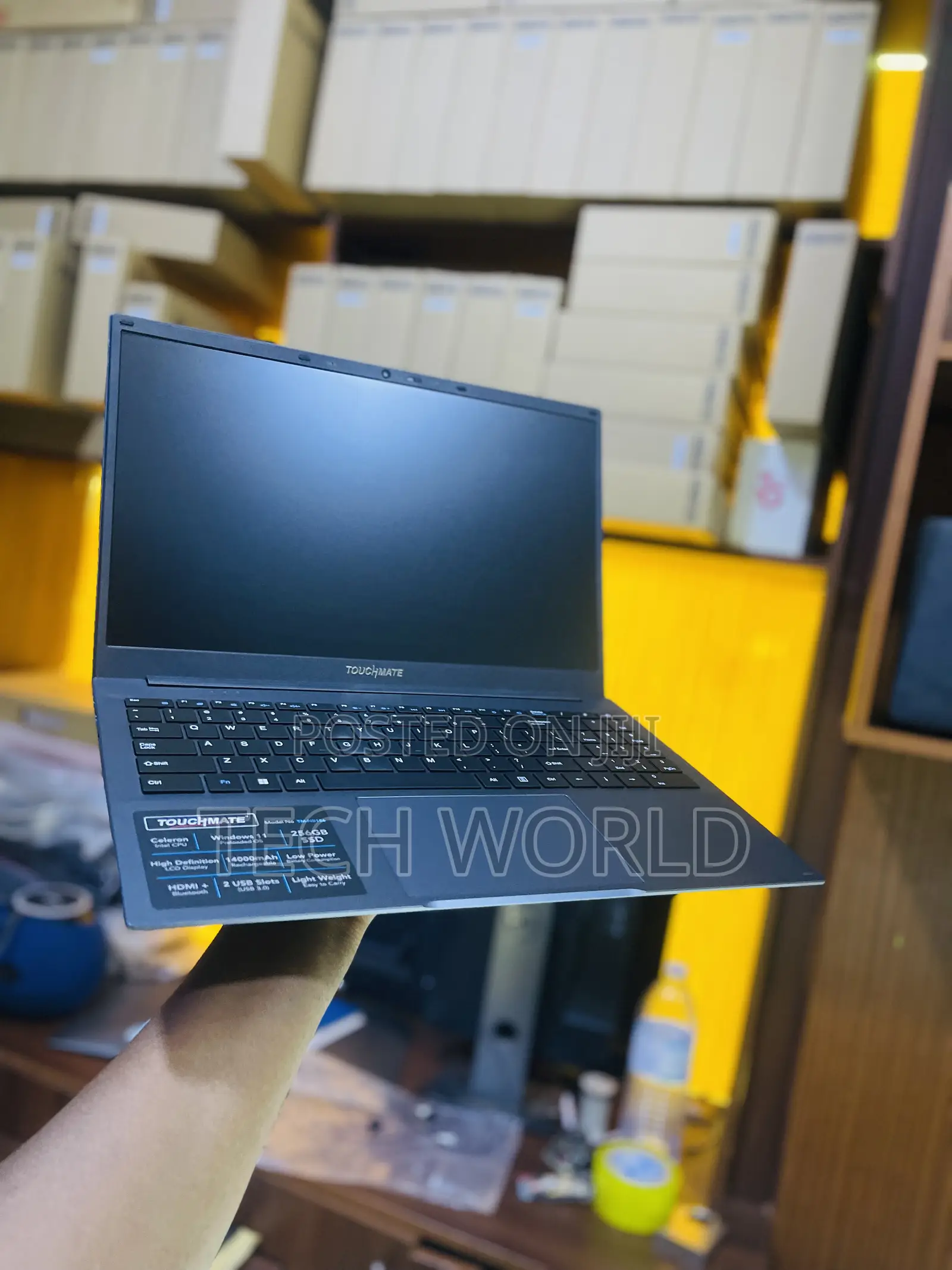 New Laptop Touchmate TM-NB140B 8GB Intel Celeron SSD 256GB