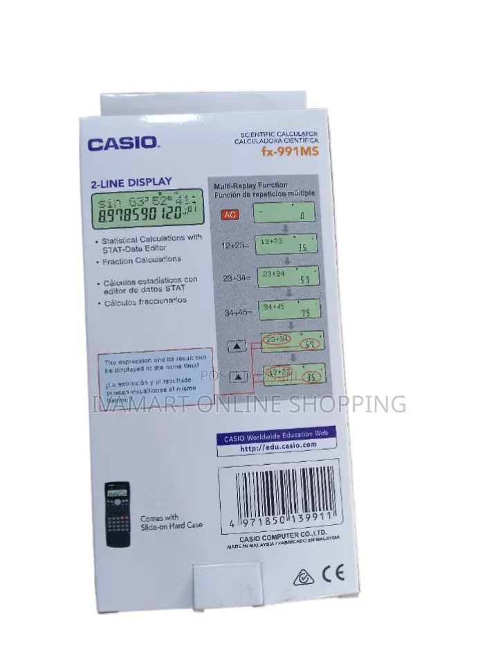CASIO Fx- 991MS Scientific Calculator - 1st Edition