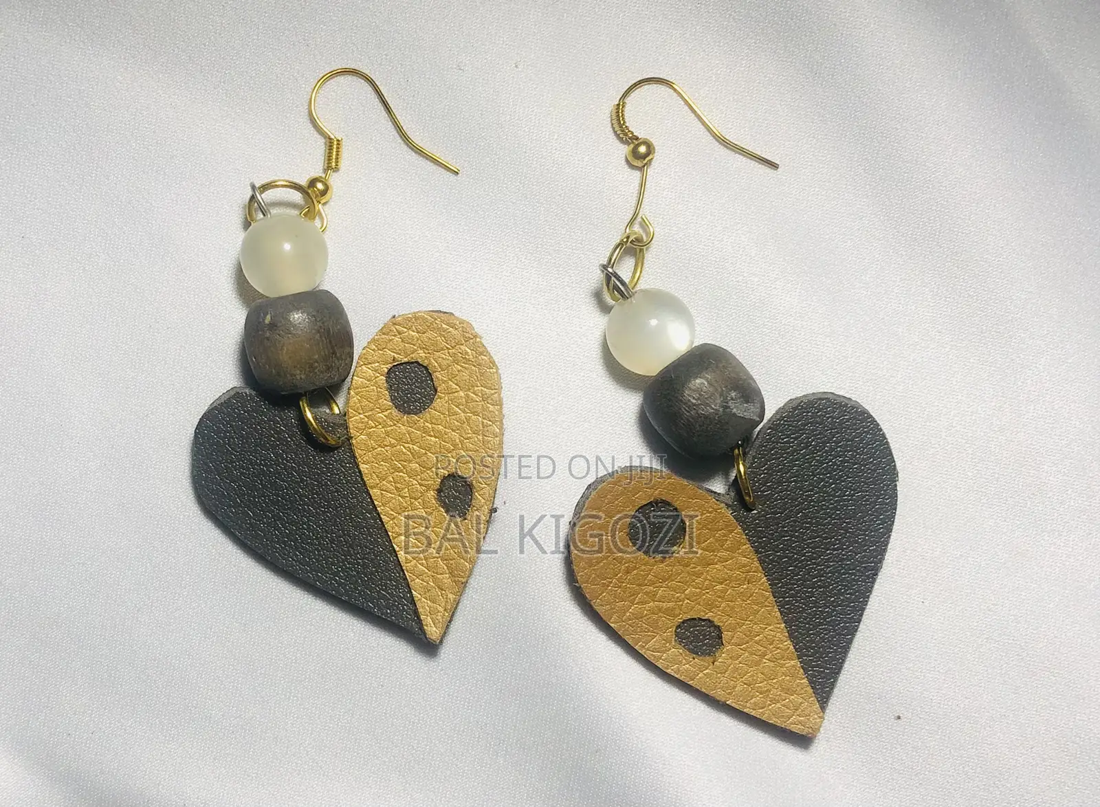 Leather Design Earrings