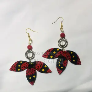 Leather Design Earrings
