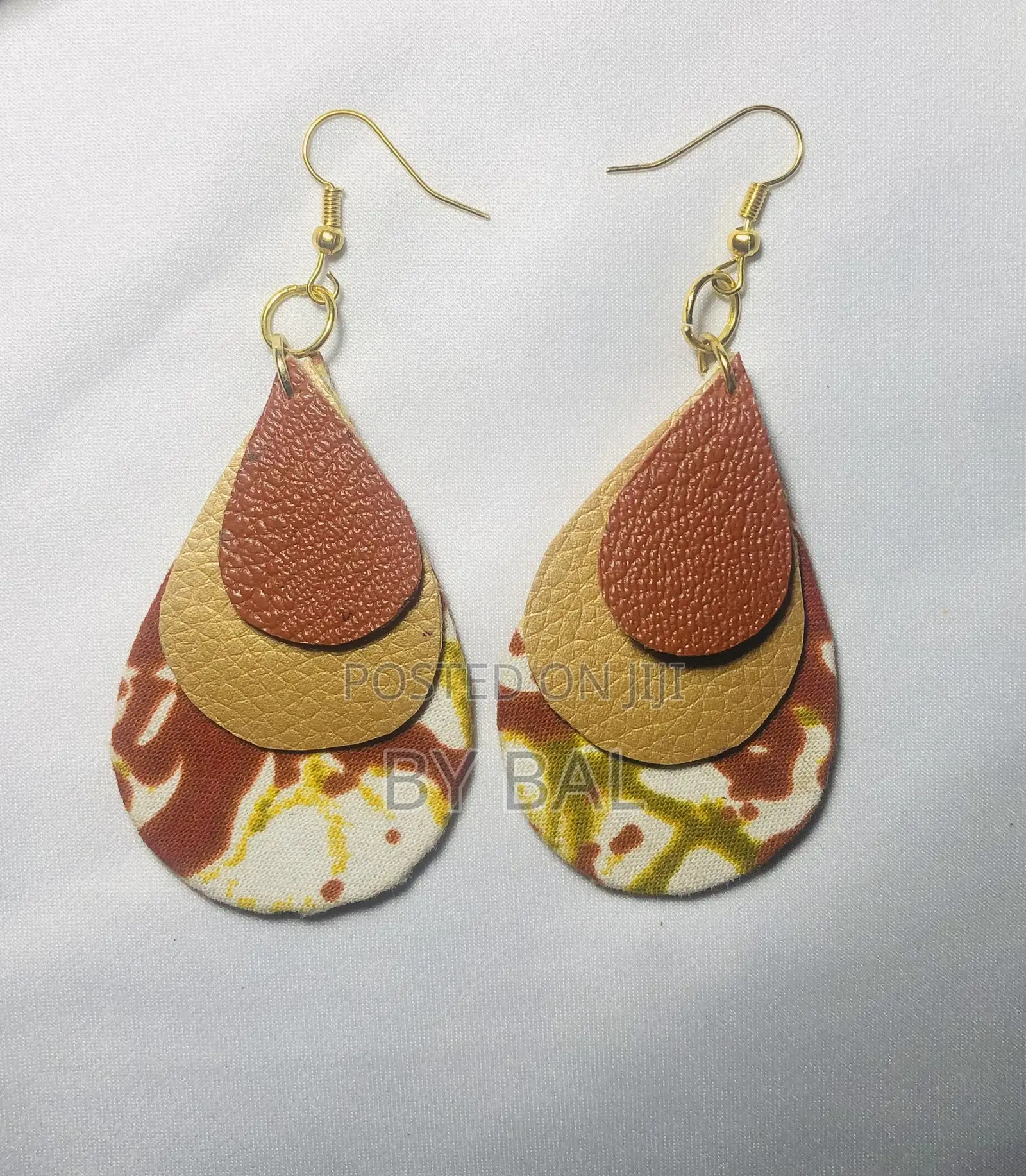 Leather Design Earrings
