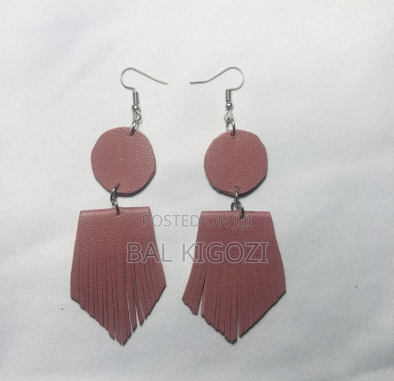 Leather Design Earrings