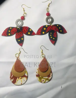 Leather Design Earrings