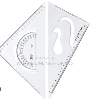 Set Square Rulers ( 2 in a Pack ) - 90° and 60° Angles