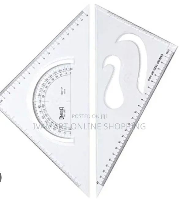 Set Square Rulers ( 2 in a Pack ) - 90° and 60° Angles