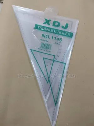 Set Square Rulers ( 2 in a Pack ) - 90° and 60° Angles