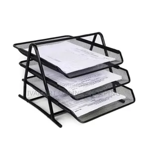 3 - Tier Office Document Tray - Metallic, New in Box