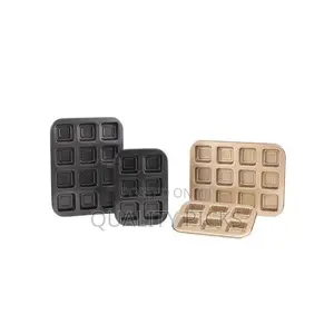 2 Pieces of Carbon Steel Square Muffin Baking Pan