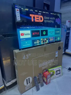 43-Inch Frameless Smart Android TV - Bluetooth, YouTube Wi-Fi
