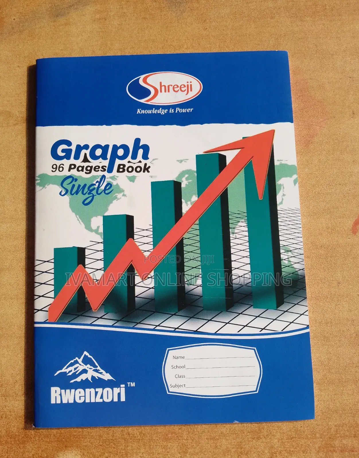 96 Pages Graph Books - Size A4, Different Brands
