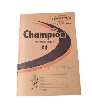 96 Pages Champion Exercise Books - 12 Pcs, Size A4