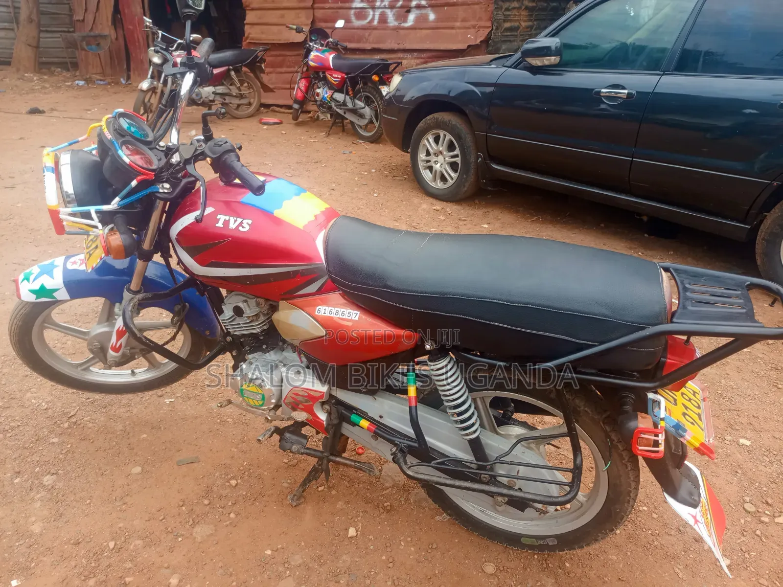 TVS HLX 125 2023 Red
