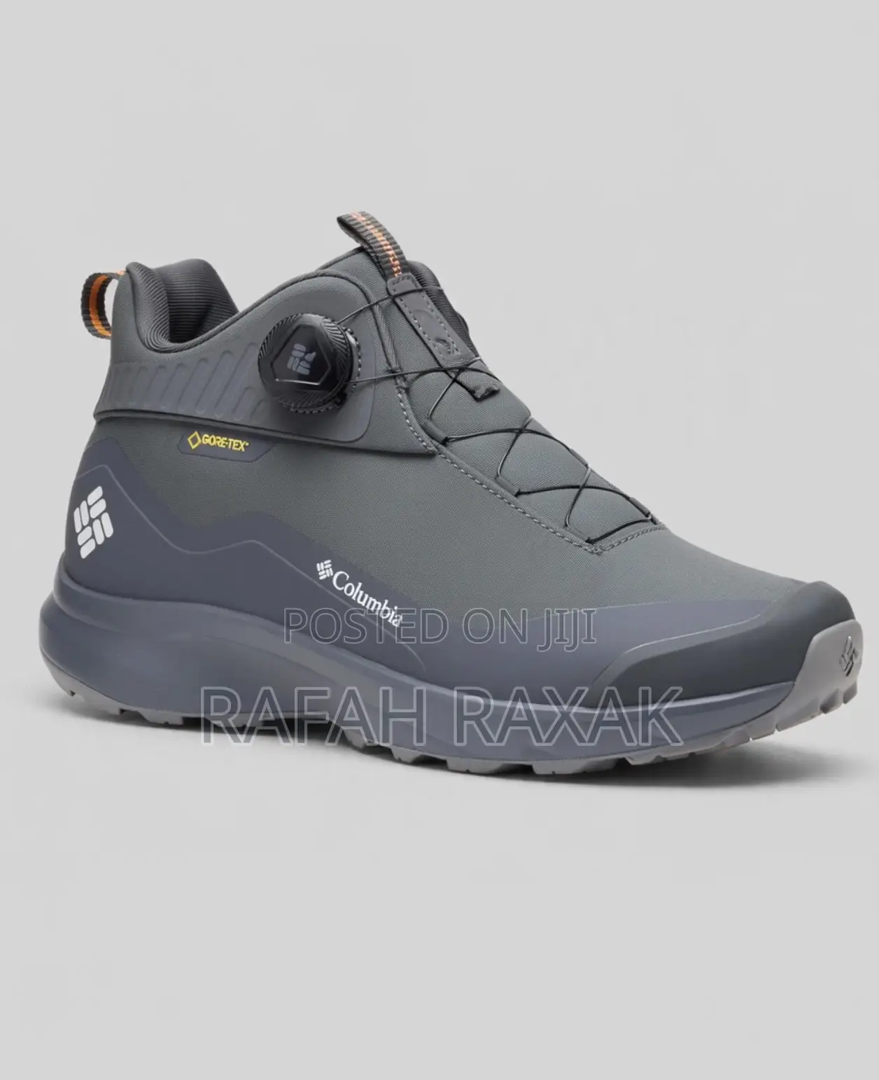 Original Grey Columbia Crestwood Mid Gore-Tex Hiking Sneakers Boots