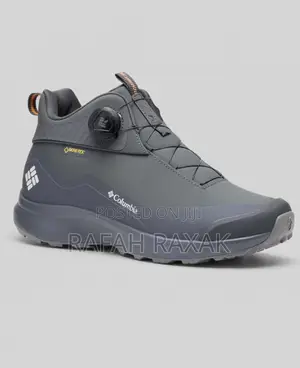Original Grey Columbia Crestwood Mid Gore-Tex Hiking Sneakers Boots