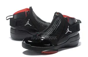 Original Black/Red Air Jordan 19 Retro OG Basketball Sneakers