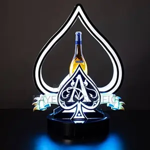 Ace of Spades LED VIP Bottle Presenter Stand for Bars Clubs