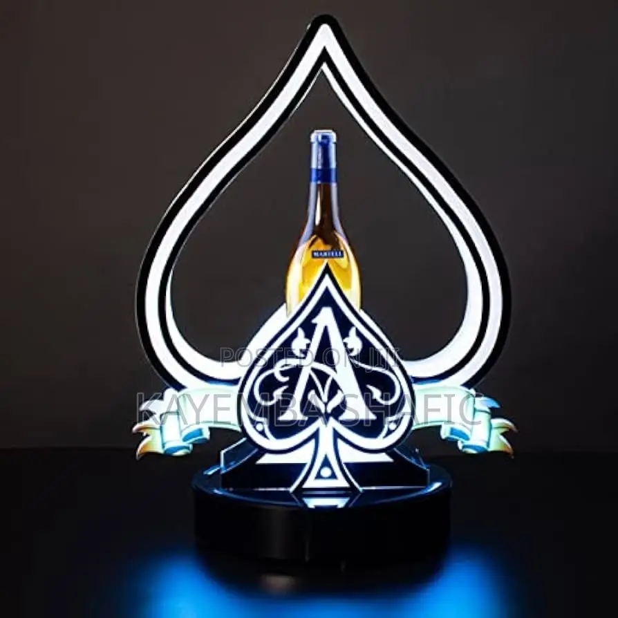 Ace of Spades LED VIP Bottle Presenter Stand for Bars Clubs