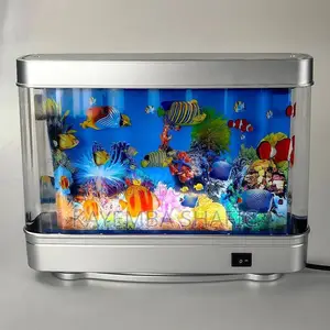 Artificial Moving Tropical Fish Aquarium Lamp Mood Light Tank.
