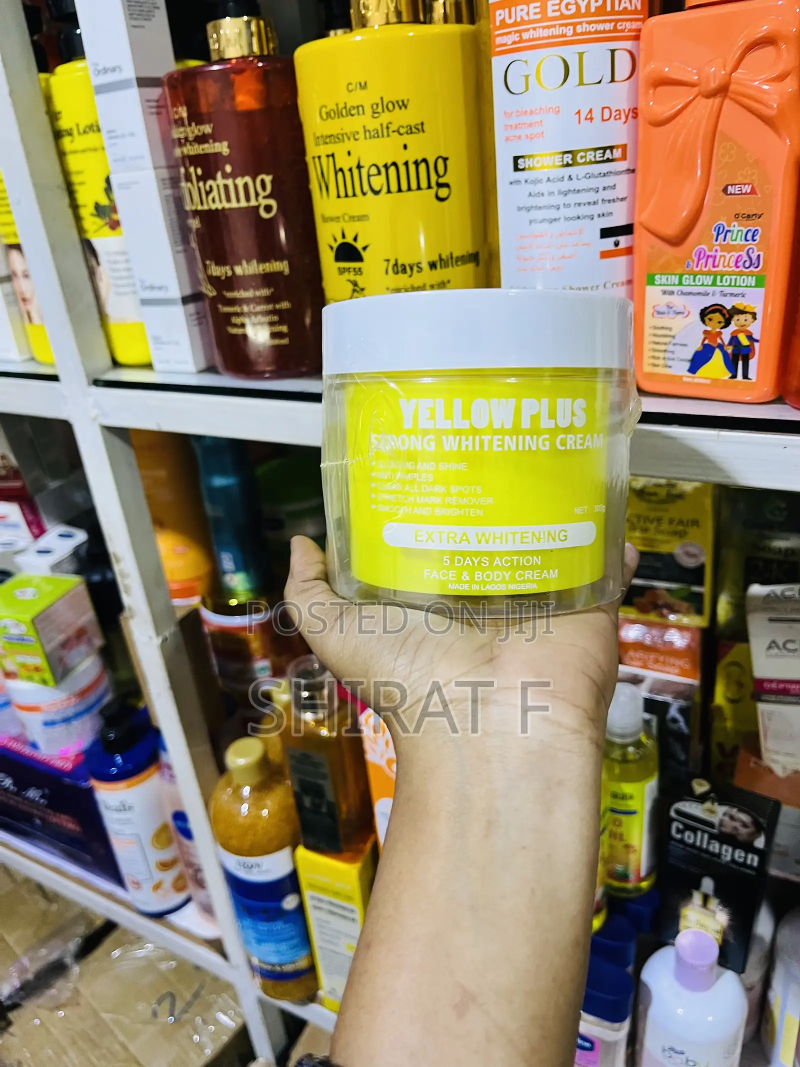Nigerian Formulated Yellow Plus Whitening Cream