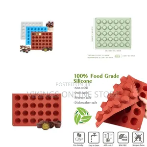 1 Piece of Silicone Peanut Butter Cup Mold, Bite-Size Chocolate