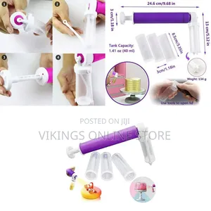 Airbrush for Cake Coloring With 4PCS Baking Spray Gun Decoration Tool