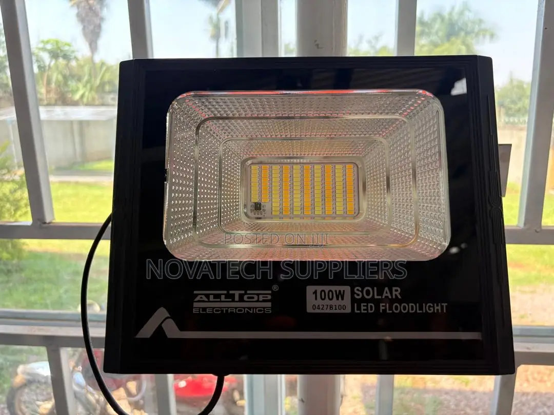 Brand New ALLTOP 100W Solar Security Flood Light for Outdoor Use