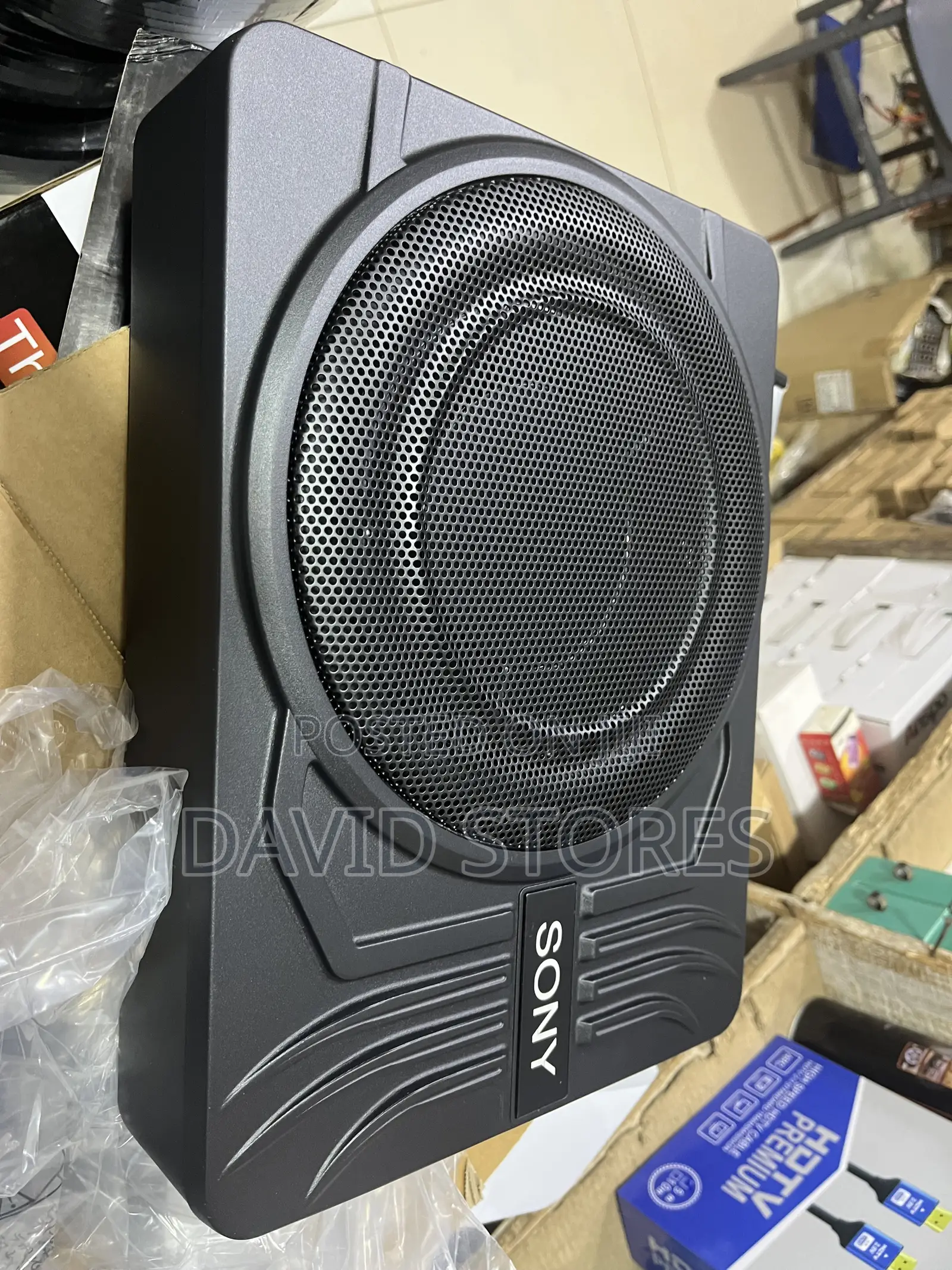 Sonny 10-Inch 4500W Under-Seat Car Subwoofer – 12V Powerful Bass
