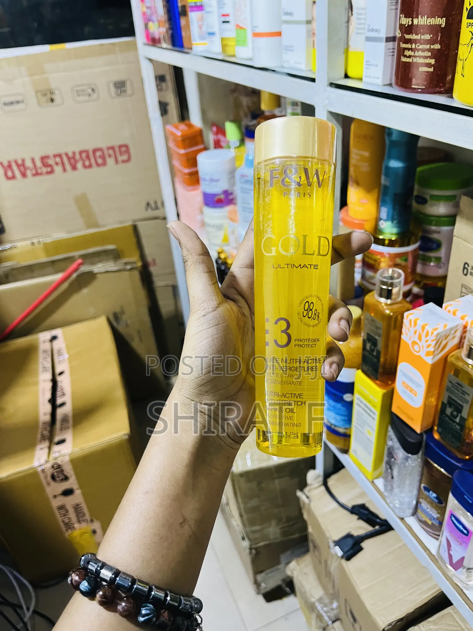Fair and White Paris Gold Oil