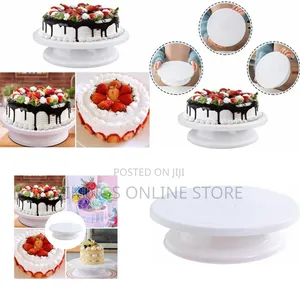Rotating Cake Turntable Stand, Revolving Turn Table Top for Cake