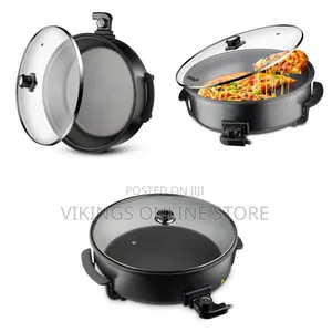RAF 42cm Diameter and 9cm Depth Electric Pizza Pan Electric Party