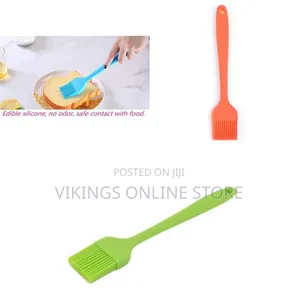 Silicone Marinating Pastries, Grill BBQ Baking Oil Brush- Color May