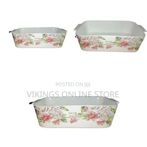 Rectangle Microwave Oven Baking Serving Dish Bowl, White