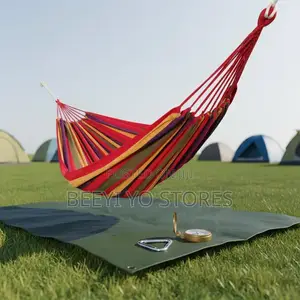 Outdoor Camping Hammock With Travel Backpacks Setup